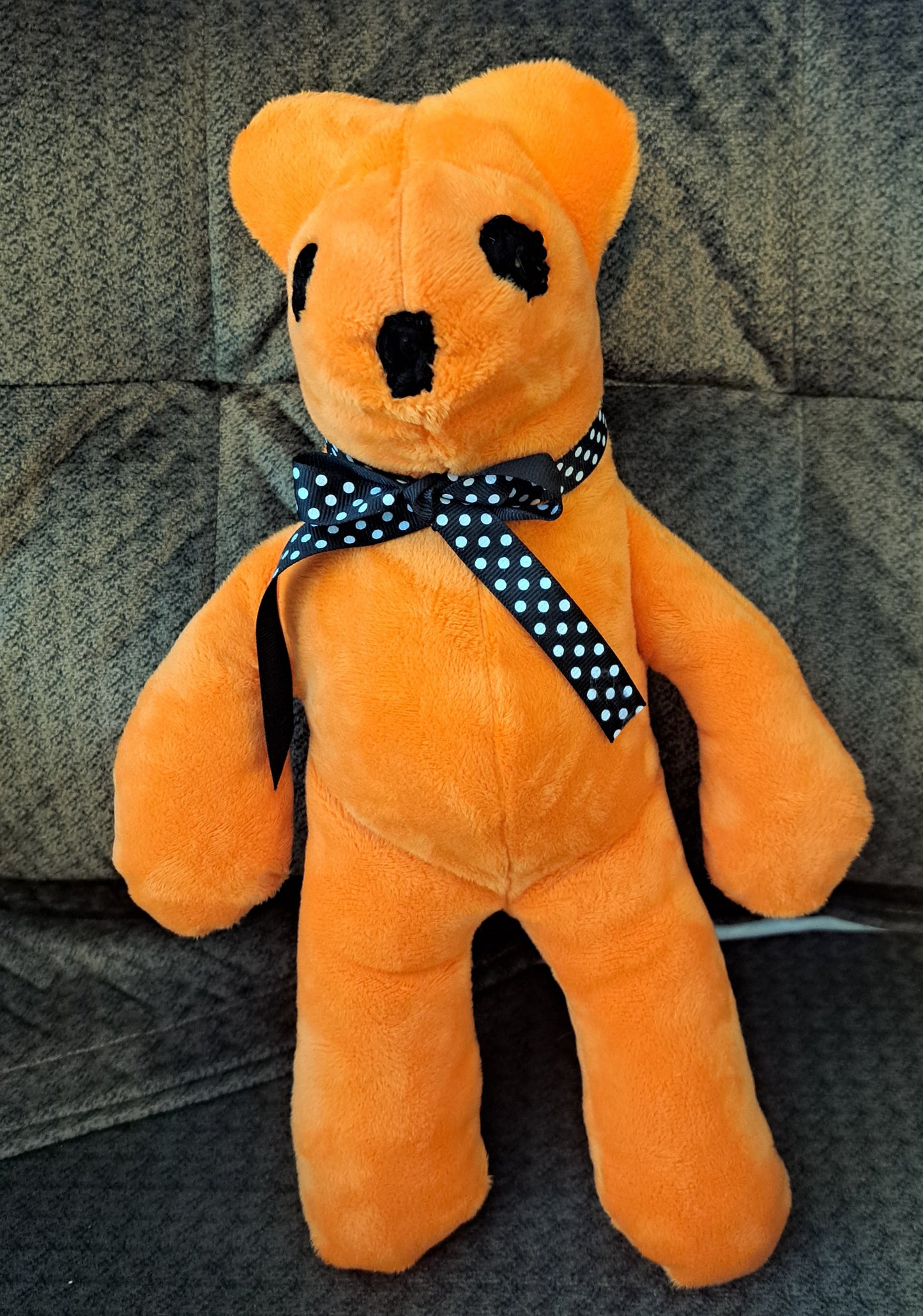 Bear-Orange Minky Plush