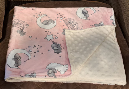 Baby Blanket-Sleeping Elephants
