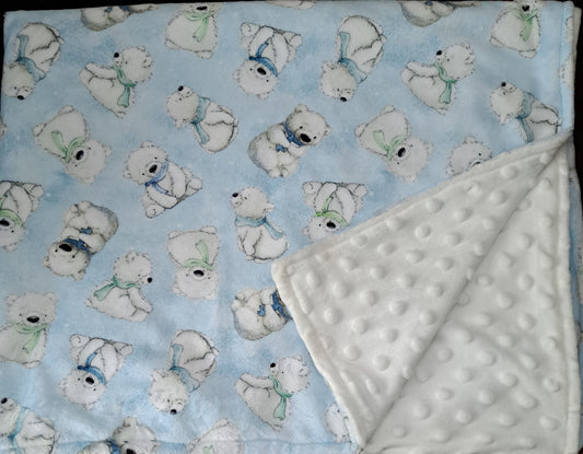 Baby Blanket-Polar Bears