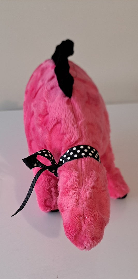 Dinosaur-Pink Embossed Hearts