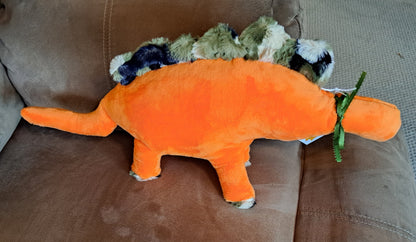 Dino-Orange Minky