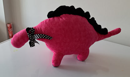 Dinosaur-Pink Flannel