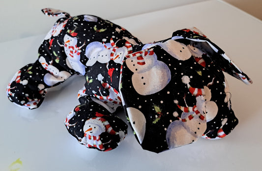 Rag Hound Dog Puppy-Snowmen