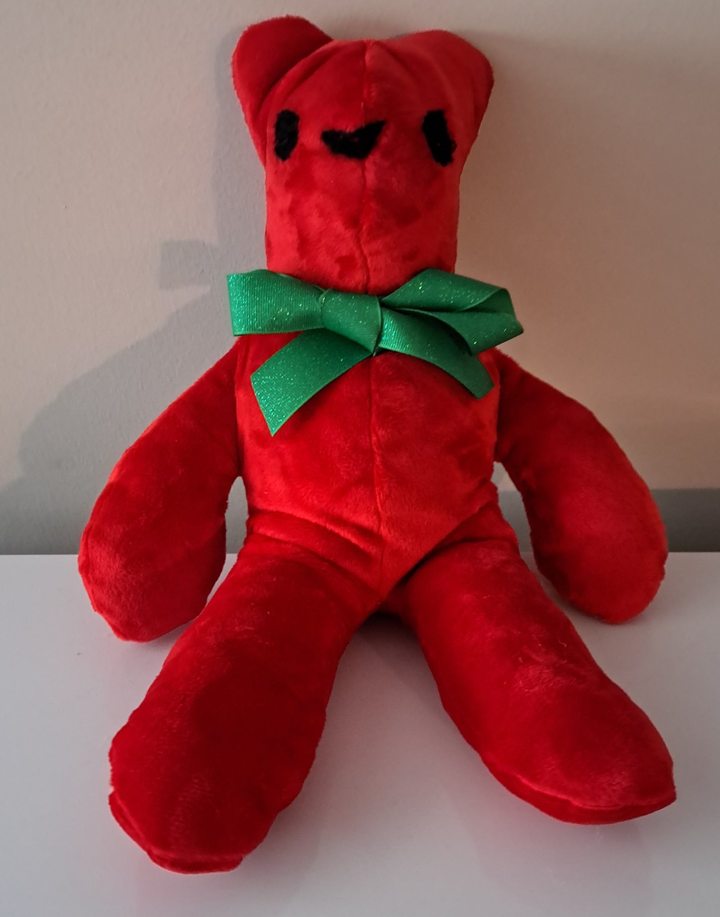 Bear-Red Minky