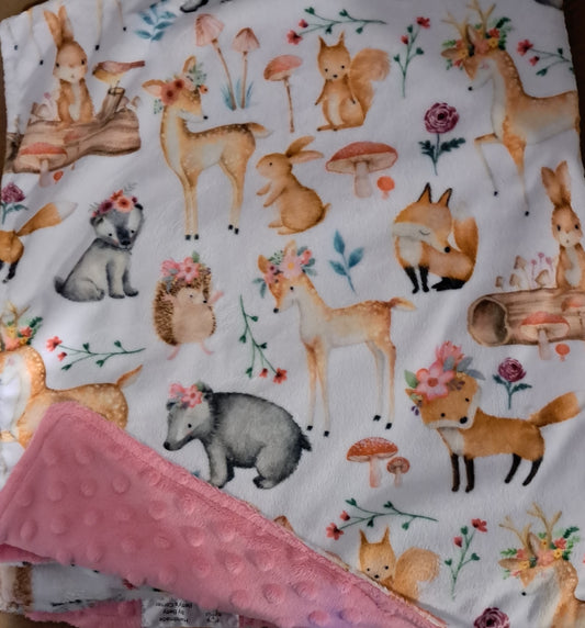 Baby Blanket-Forest Creatures